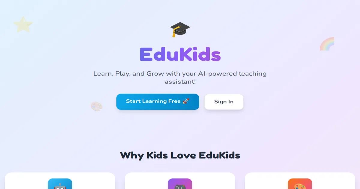 EduKids app preview