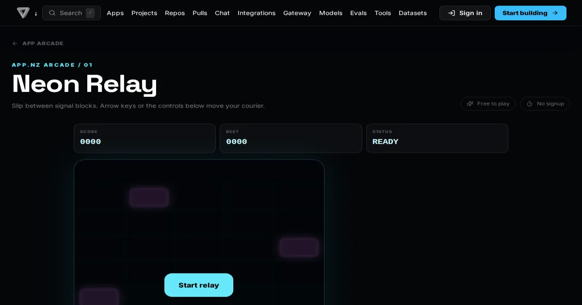 Neon Relay app preview