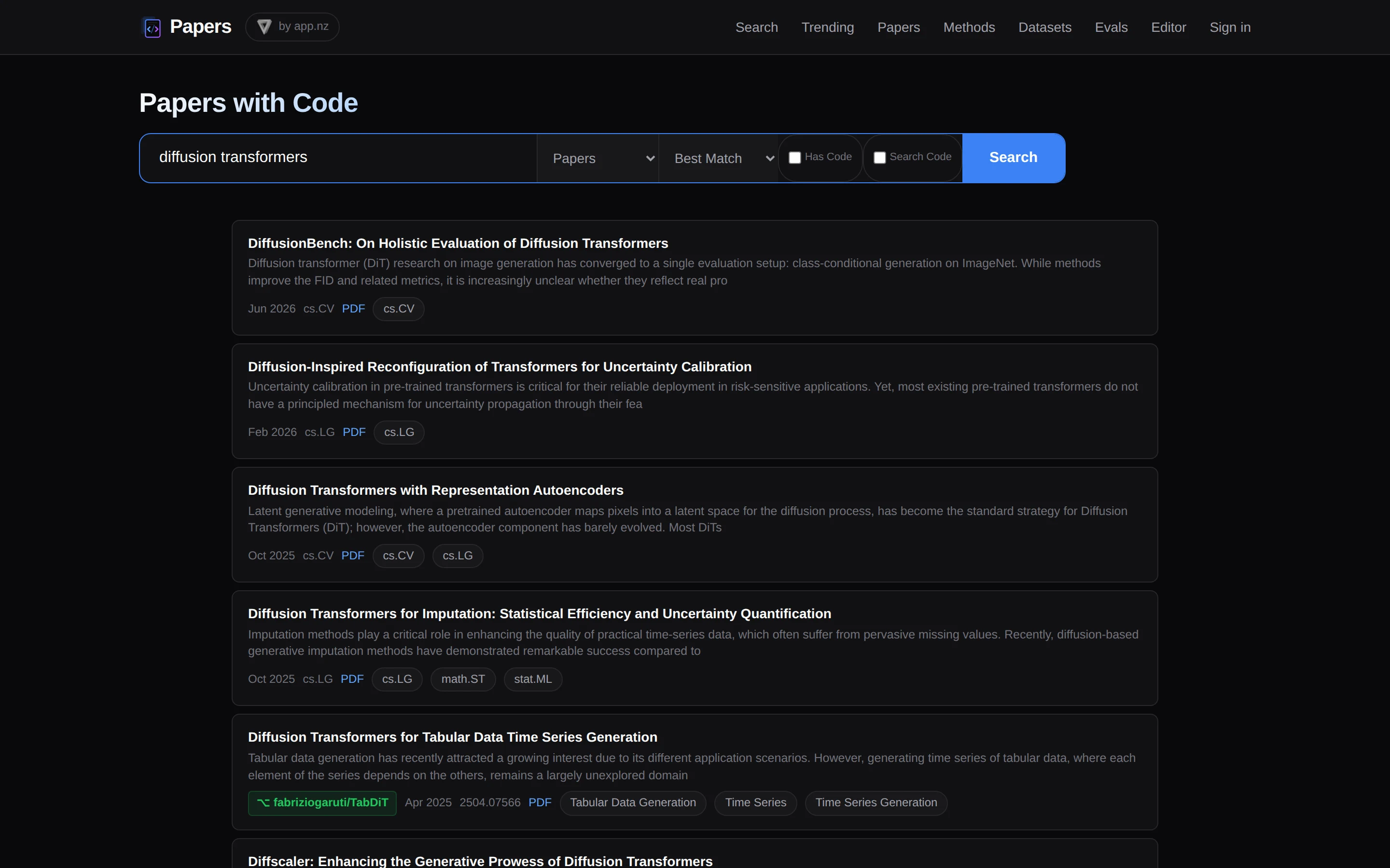 papers.app.nz semantic search results