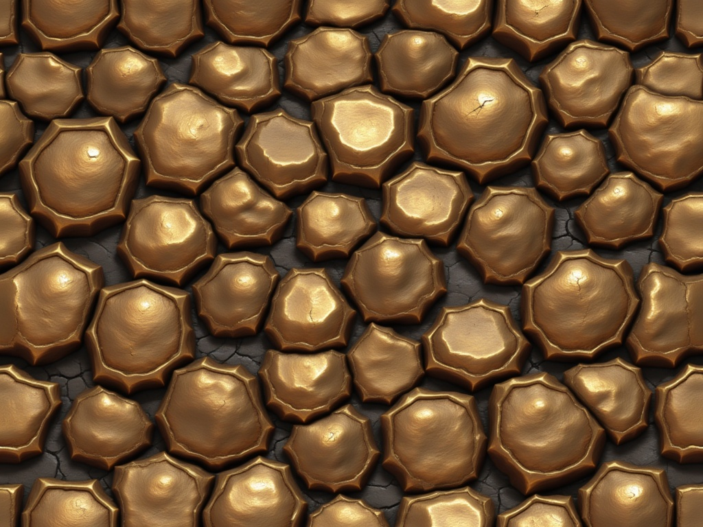 Interlocked brass gears